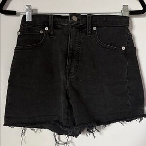 Madewell Charcoal Denim Shorts
